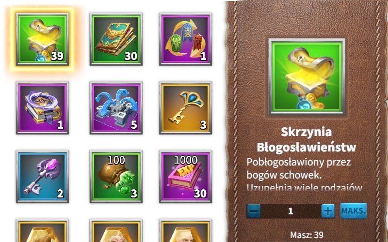 Skrzynie błogosławieństwa CoD